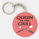Queen of the Grill Keychain