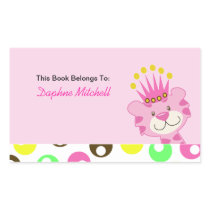 Queen of the Jungle Custom Book Plate Sticker
