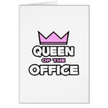 Queen of the Office Greeting Card