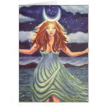 Queen Of The Tides - Goddess Art Greeting Card