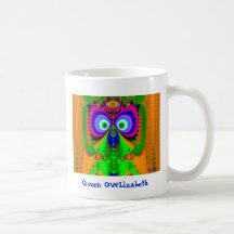 Queen OWLizabeth Coffee Mugs