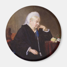 Queen Victoria by Heinrich von Angeli Fridge Magnet