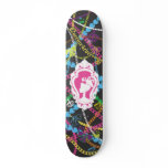 Queenie4ever Royal Tea Party Charm Skate Deck skateboards