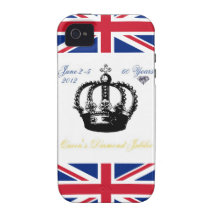Queens Diamond Jubilee 2012 iPhone 4 Case