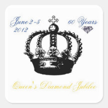 Queens Diamond Jubilee 2012 Sticker