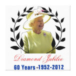 Queens Diamond Jubilee 60 Years Canvas Print