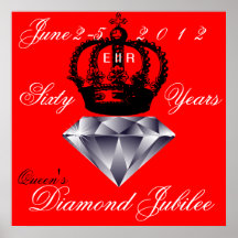 Queens Diamond Jubilee Poster