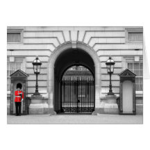 Queen's Guard Keeping Watch Greeting Cards