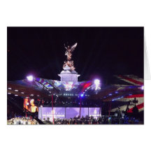 Queen's Jubilee Concert, London Greeting Card