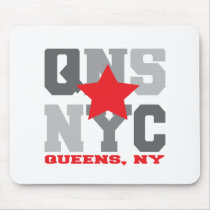 Queens, NY Grey Mousepad