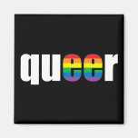 Queer Pride Black Magnet