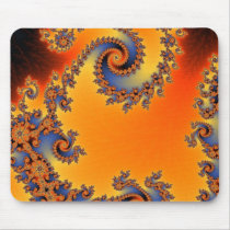 Quenched Double Spiral Mousepad