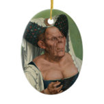 Quentin Massys - A Grotesque Old Woman, 1515 Christmas Tree Ornaments