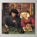 Quentin Massys - The Money Lenders posters