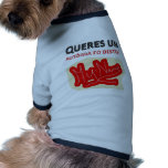 Queres um autógra fo destes t-shirt para cães