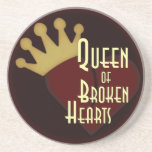 Quess of Broken Hearts coasters