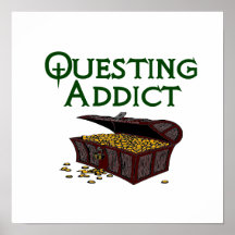 Questing Addict Poster