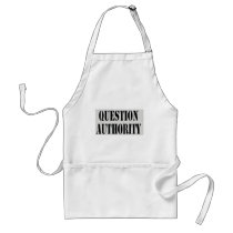 Question Authority Apron