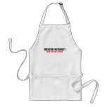 Question Authority aprons
