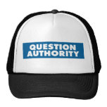 Question Authority - Blue Mesh Hat