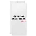 Question Everything rack cards