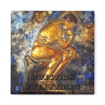 QuestionEverything Thinking_Art Quotes Gift Magnet