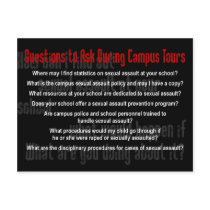 Questions to Ask During Campus Tours Postcard