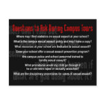 Questions to Ask During Campus Tours Postcard