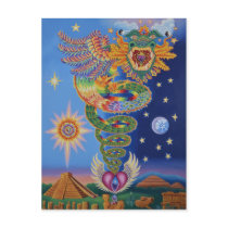 Quetzalcoatl Returns postcard