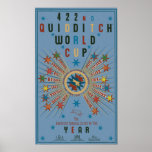 Quidditch World Cup Blue Poster