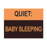 QUIET BABY SLEEPING POST CARD