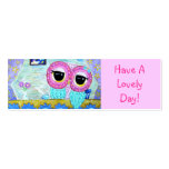 Quiet Moments business cards