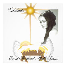 Quiet Moments With Jesus-Customise Personalised Invitation