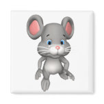 Quiet Mouse Fridge Magnets