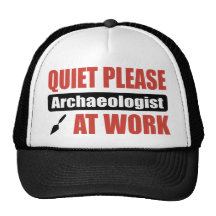 Quiet Please Archaeologist At Work Mesh Hats