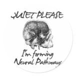 Quiet Please: I'm Forming Neural Pathways stickers