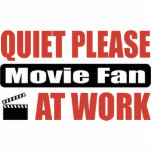 Quiet Please Movie Fan At Work photo sculptures