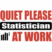 Quiet Please Statistician At Work Photo Cutout