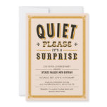 Surprise Birthday Invites