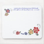 Quilled Flowers Mouse Pad mousepads
