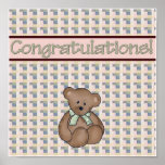 Quilt Baby Shower POSTER posters