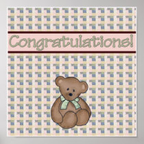 Quilt Baby Shower POSTER