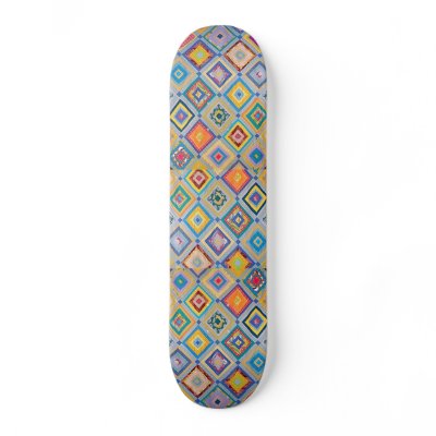 Quilt skateboard by maritune