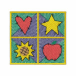 Quilt Squares embroidered shirts