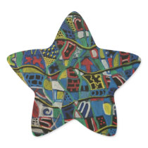 Quilted Abstraction Gift Products Sticker