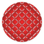 Quilted Envelope Closer (Red) stickers
