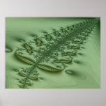 Quilted Fern Poster