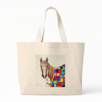 Quilted Stallion Tote Bags