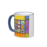 Quilted Zoo Shower Favor Mug-Customize
