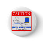 quilter with buttons